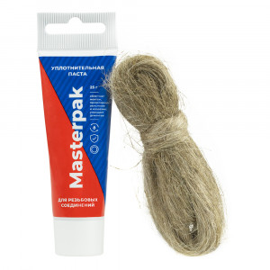 МастерПроф Комплект Паста уплотнит.Masterpak(вода,пар,25г)+Лён(7г),туба,ИС.131741(с уд скл.крат.20!)