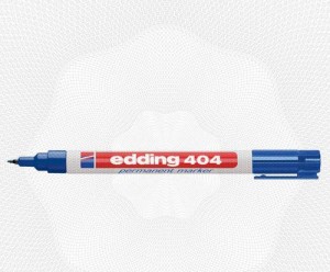Маркер перманент EDDING E-404/3 синий, круглый наконечник, 0,75мм 87138